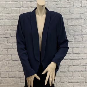 Ann Taylor Loft Navy Blue Blazer